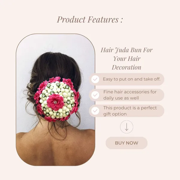 Dark_Pink_Artificial_Butterfly_Style_Designed_With_Stones_And_Pearls_Bridal_Hair_Claw_Accessories_For_Women_&_Girls