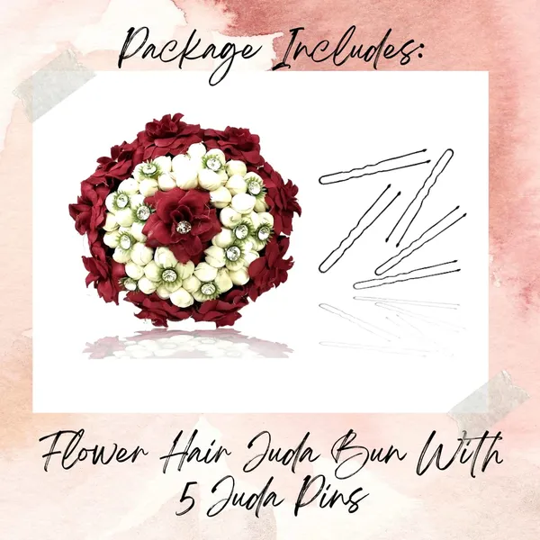 Maroon_Artificial_Butterfly_Style_Designed_With_Stones_And_Pearls_Bridal_Hair_Claw_Accessories_For_Women_&_Girls