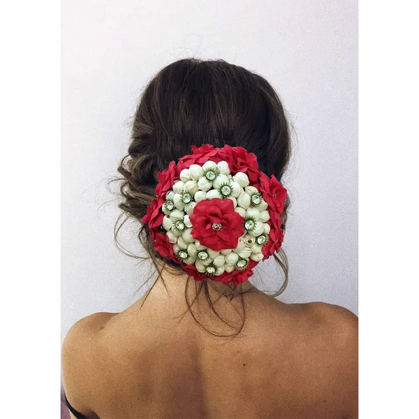 Red_Artificial_Butterfly_Style_Designed_With_Stones_And_Pearls_Bridal_Hair_Claw_Accessories_For_Women_&_Girls