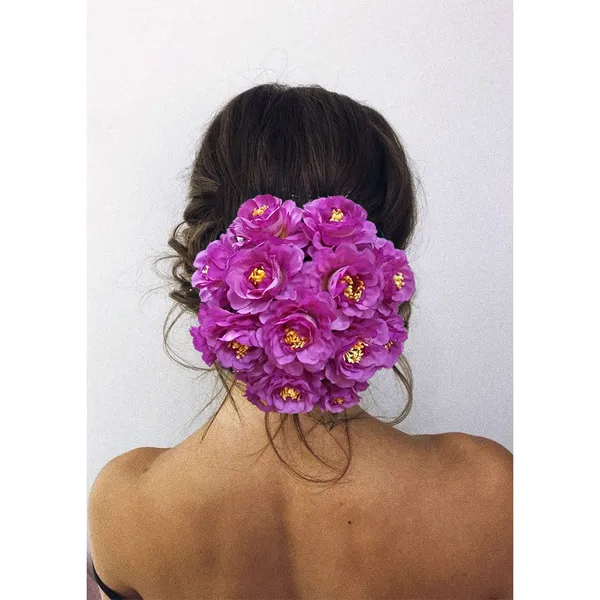 Purple_Artificial_Dalhia_Flower_Rounded_Juda_Designed_Bridal_Hair_Claw_Accessories_For_Women_&_Girls
