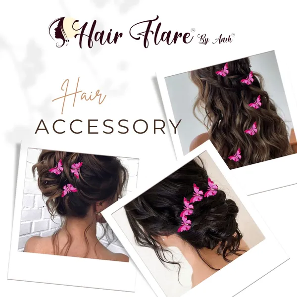Pack_of_6_Hot_Pink_Velvet_Butterfly_Hair_Pin_Accessories