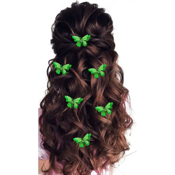Pack_of_6_Light_Green_Velvet_Butterfly_Hair_Pin_Accessories
