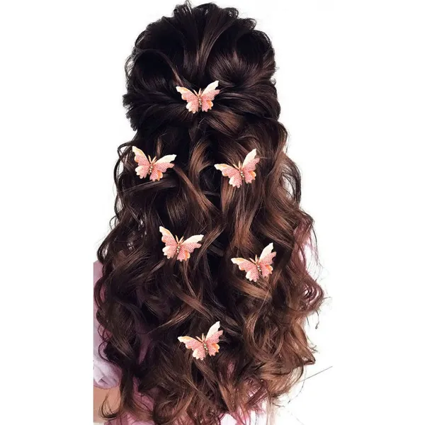 Pack_of_6_Peach_Velvet_Butterfly_Hair_Pin_Accessories