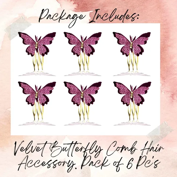 Pack_of_6_Purple_Velvet_Butterfly_Hair_Pin_Accessories