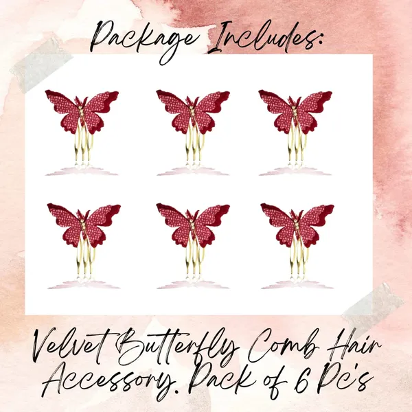 Pack_of_6_Red_Velvet_Butterfly_Hair_Pin_Accessories