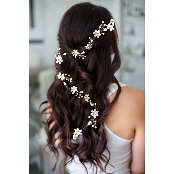 Silver_Artificial_Stone_And_Pearls_Made_Bridal_Attractive_Hair_Pin_For_Women