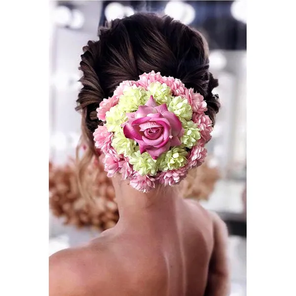 Baby_Pink_Artificial_Plastic_Rounded_Rose_Flower_Design_Hair_Pin_Accessories_For_Women_&_Girls_(14_X_8_X_1_Cm)