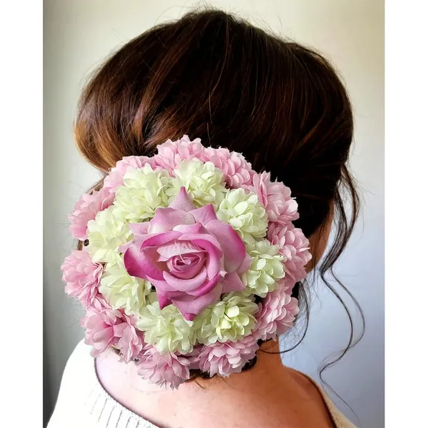 Baby_Pink_Artificial_Plastic_Rounded_Rose_Flower_Design_Hair_Pin_Accessories_For_Women_&_Girls_(14_X_8_X_1_Cm)