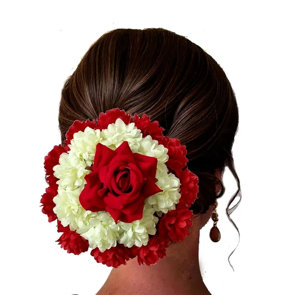 Red_Artificial_Plastic_Rounded_Rose_Flower_Design_Hairpin_Accessories_For_Women_&_Girls_(14_X_8_X_1_Cm)