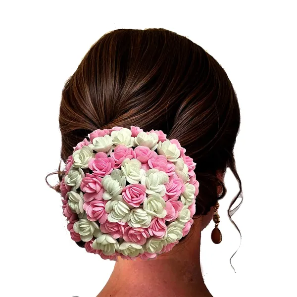 Baby_Pink_Artificial_Plastic_Rounded_Floral_Design_Hairpinaccessories_For_Women_&_Girls_(14_X_8_X_1_Cm)
