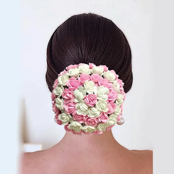 Baby_Pink_Artificial_Plastic_Rounded_Floral_Design_Hairpinaccessories_For_Women_&_Girls_(14_X_8_X_1_Cm)