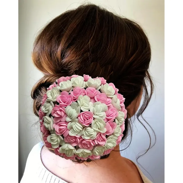 Baby_Pink_Artificial_Plastic_Rounded_Floral_Design_Hairpinaccessories_For_Women_&_Girls_(14_X_8_X_1_Cm)