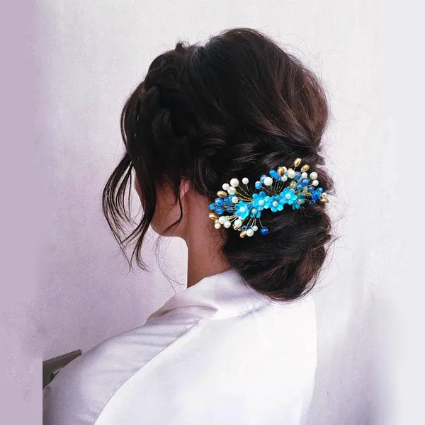 Blue_Floral_Pearl_Design_Comb_Slide_Hairpin_For_Girls_(14_X_8_X_1_Cm)