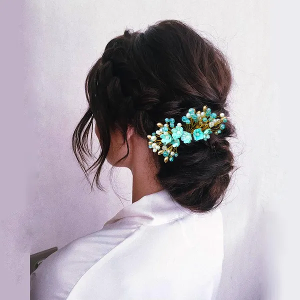 Rama_Green_Floral_Pearl_Design_Comb_Slide_Hairpin_For_Girls_(14_X_8_X_1_Cm)