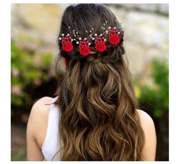 Red_Artificial_Rose_Flower_And_Pearl_Hair_Pin_Accessories_For_Women_&_Girls_(Set_Of_4)_(14_X_8_X_1_Cm)