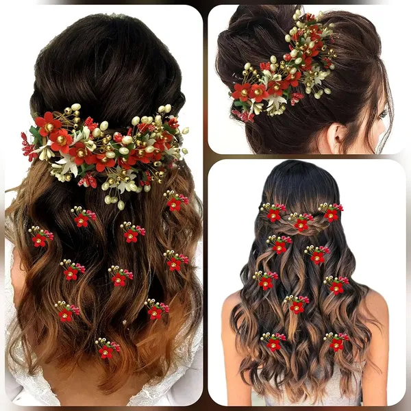 Red_Floral_Hair_Vein_And_Hair_Pin_Set_(14_X_8_X_1_Cm)