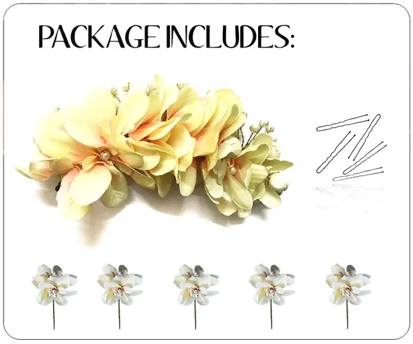 Peach_Artificial_Flower_With_Pearl_Bridal_Hair_Pin_Accessories_For_Women_&_Girls_(14_X_8_X_1_Cm)
