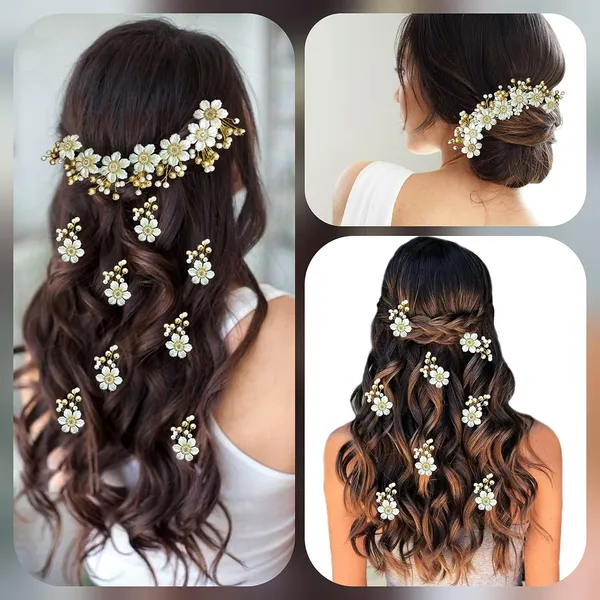 Silver_&_Gold_Attractive_Artificial_And_Pearl_Hair_Vein_And_Hair_Pin_Accessories_For_Women_&_Girls