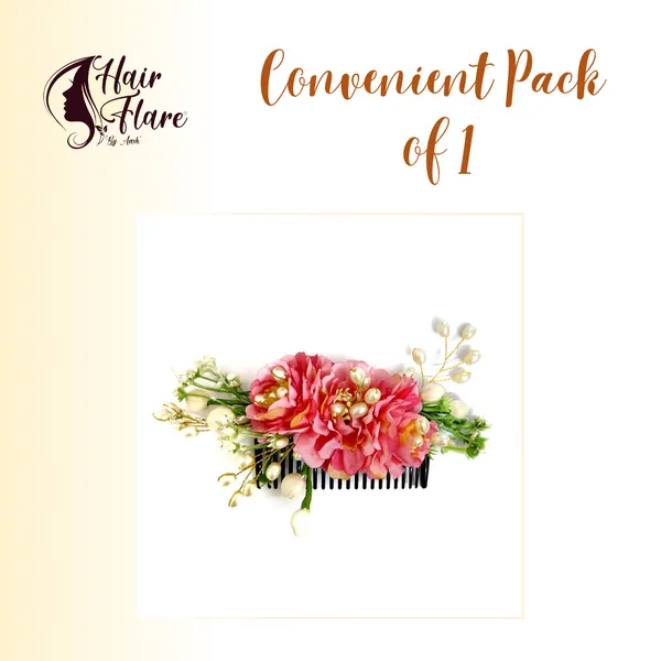 Baby_Pink_Artificial_Flower_Hair_Comb_Slide_For_Women_&_Girls