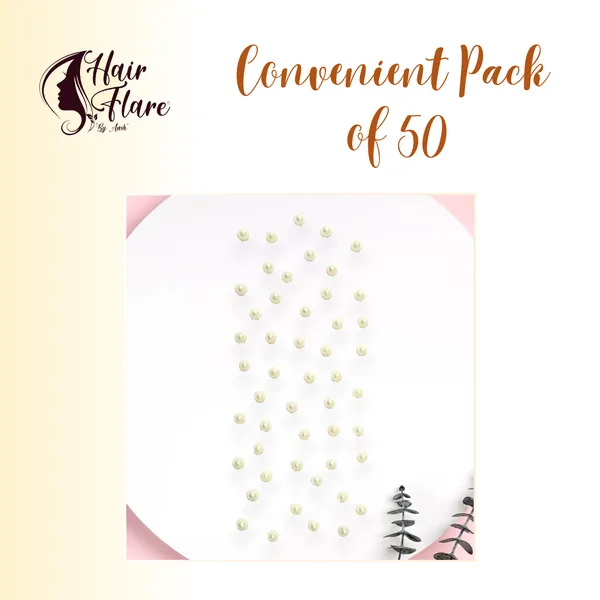 Silver_Floral_Pearl_Clip_Free_Hair_Stickers_(50_Pieces)_(16_X_14_X_10_Cm)
