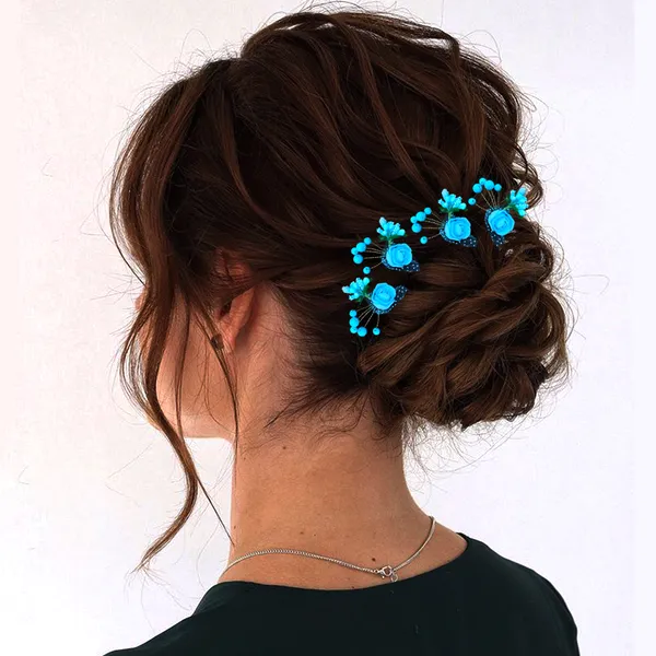 Pack_of_6_Sky_Blue_Artificial_Glossy_Rose_Flower_Design_Rounded_Hair_Pin_For_Women_Pins