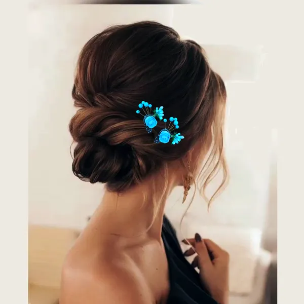 Pack_of_6_Sky_Blue_Artificial_Glossy_Rose_Flower_Design_Rounded_Hair_Pin_For_Women_Pins