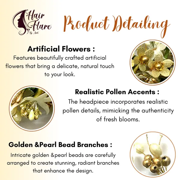 Golden_Artificial_Floral_Hair_Vein_For_Women_&_Girls