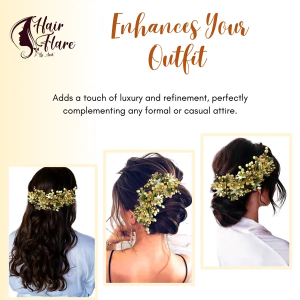 Golden_Artificial_Floral_Hair_Vein_For_Women_&_Girls