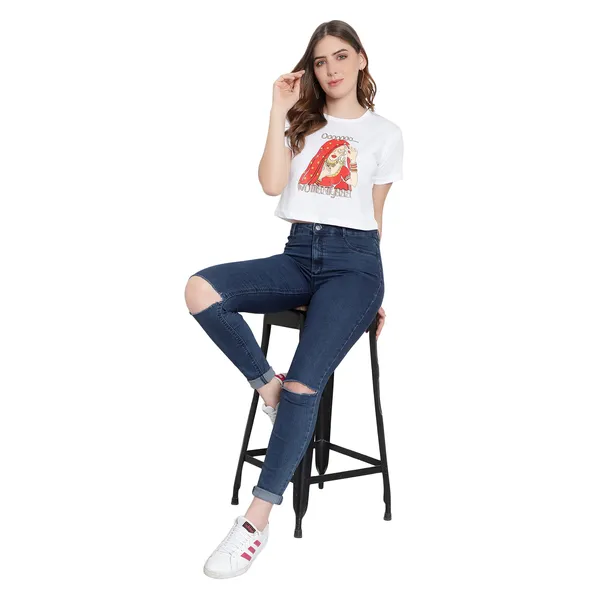 Womens_Printed_Cotton_T-Shirt_|_Half_Sleeves_|_Stylish_Crop_Top