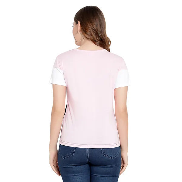 Womens_Multi-Color_Cotton_Half-Sleeve_T-shirt__Trendy_&_Comfortable