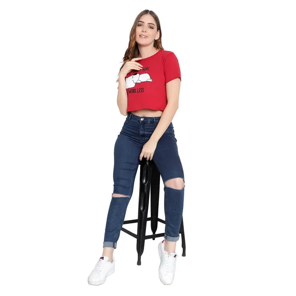 Womens_Printed_Cotton_T-Shirt_|_Half_Sleeves_|_Stylish_Crop_Top