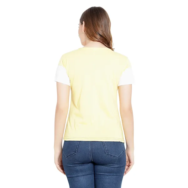 Womens_Multi-Color_Cotton_Half-Sleeve_T-shirt__Trendy_&_Comfortable