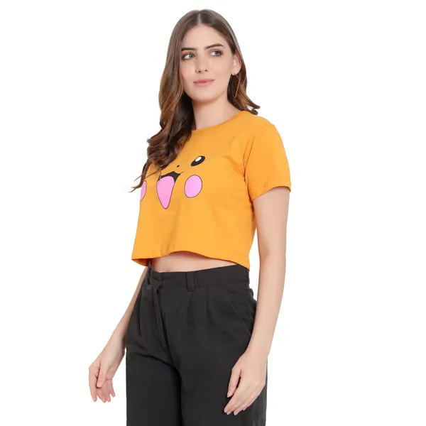 Womens_Printed_Cotton_T-Shirt_|_Half_Sleeves_|_Stylish_Crop_Top