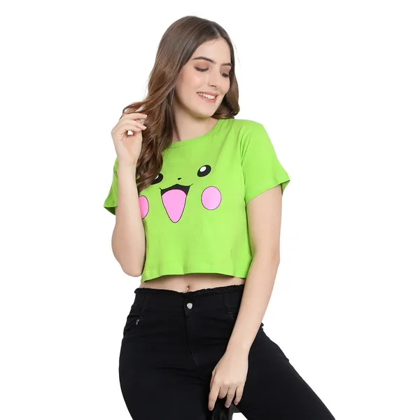 Womens_Printed_Cotton_T-Shirt_|_Half_Sleeves_|_Stylish_Crop_Top