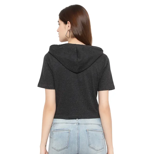 Womens_Sporty_Cropped_Hoodie__Soft_Cotton_Half-Sleeve_Round_Neck_Top