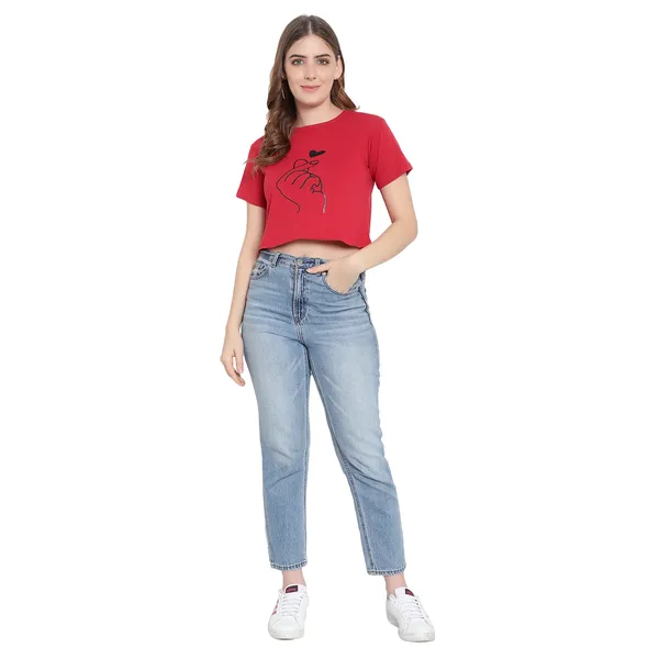 Womens_Printed_Cotton_T-Shirt_|_Half_Sleeves_|_Stylish_Crop_Top