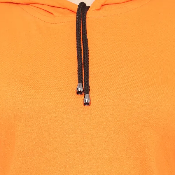 Womens_Sporty_Cropped_Hoodie__Soft_Cotton_Half-Sleeve_Round_Neck_Top