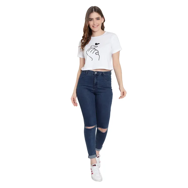 Womens_Printed_Cotton_T-Shirt_|_Half_Sleeves_|_Stylish_Crop_Top