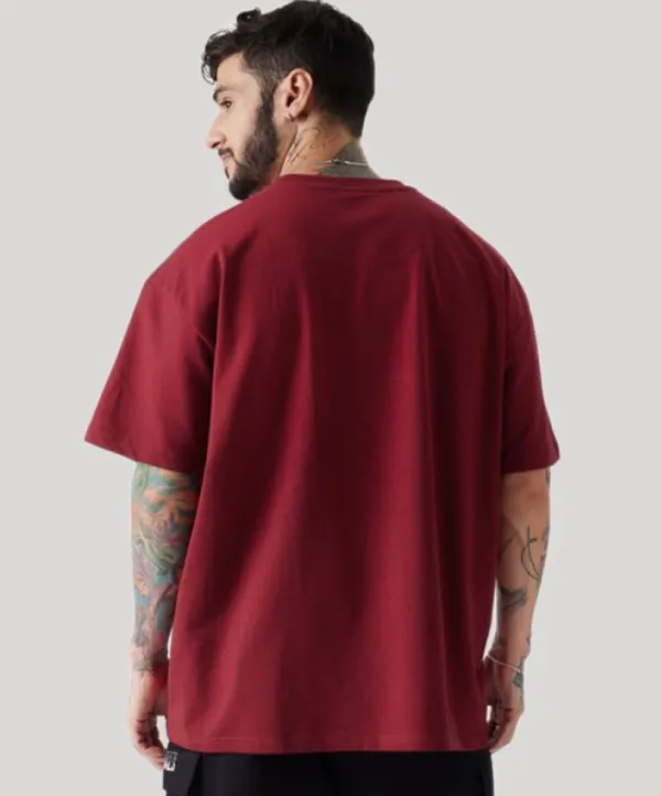 Oversized_T-Shirt_for_Men_|_Round_Neck_|_Three-Quarter_Sleeves