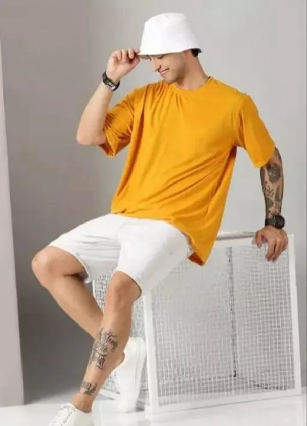 Oversized_T-Shirt_for_Men_|_Round_Neck_|_Three-Quarter_Sleeves