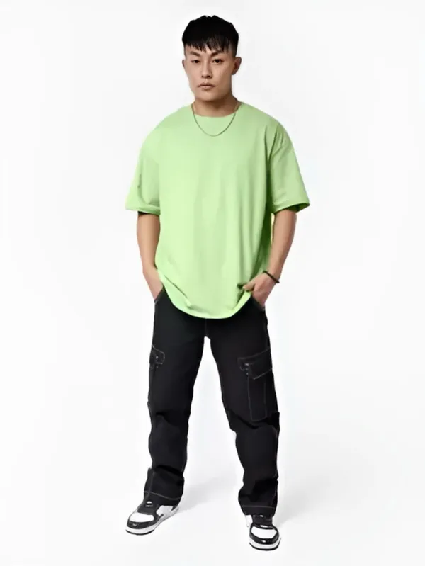 Oversized_T-Shirt_for_Men_|_Round_Neck_|_Three-Quarter_Sleeves