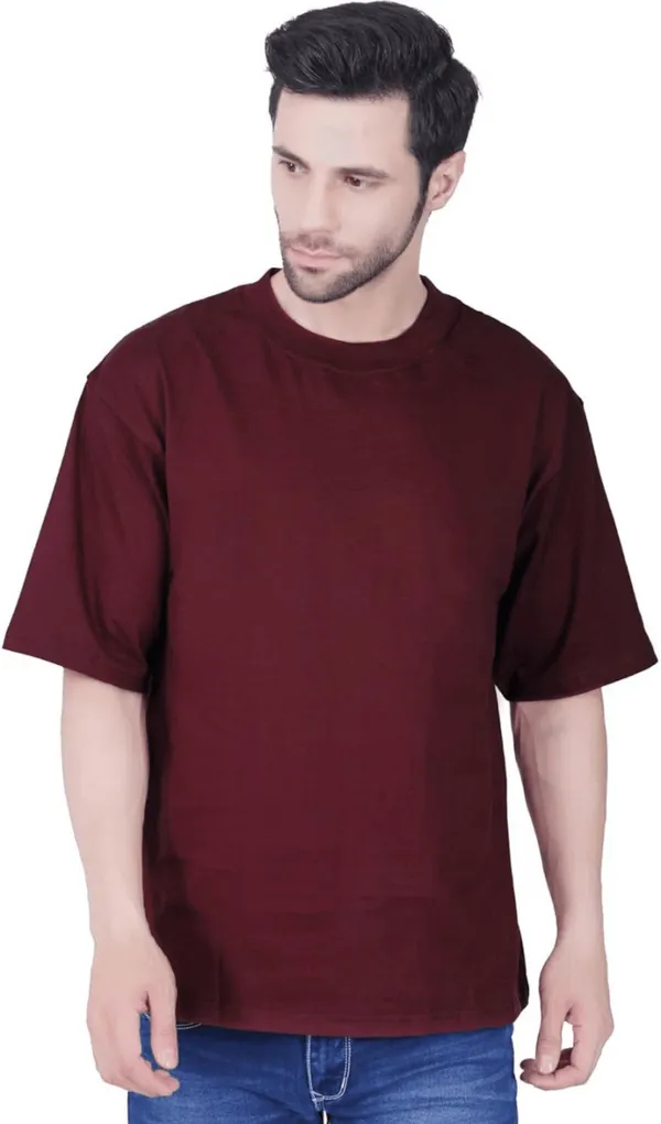 Oversized_T-Shirt_for_Men_|_Round_Neck_|_Three-Quarter_Sleeves