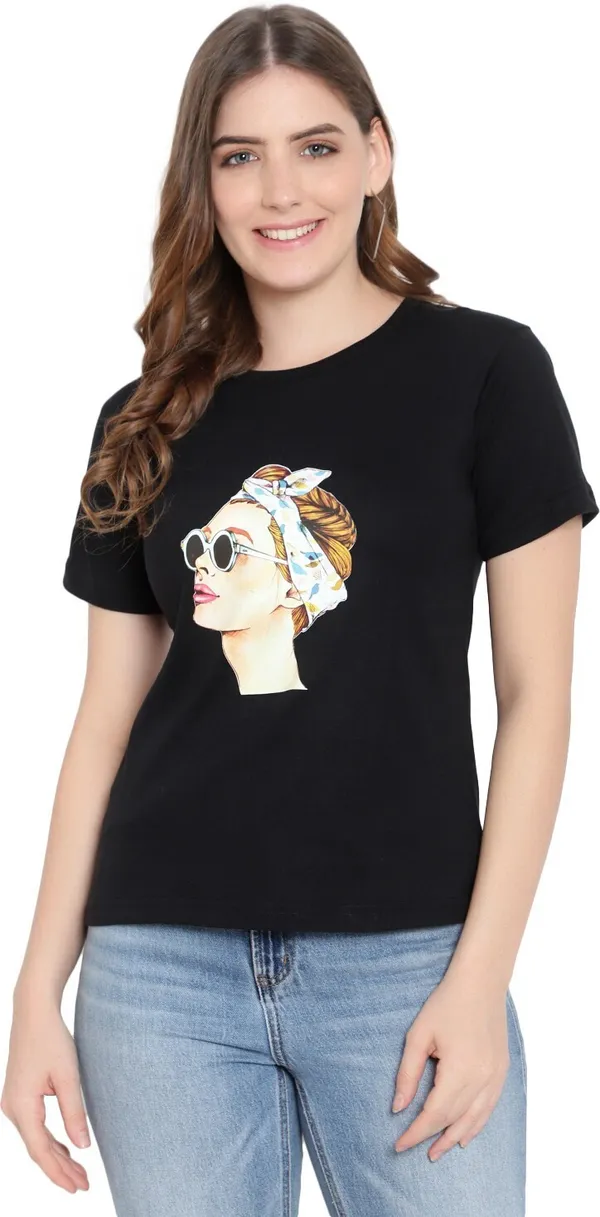 Womens_Round_Neck_Cotton_Printed_T-Shirt_|_Half_Sleeves_|_Casual_Wear