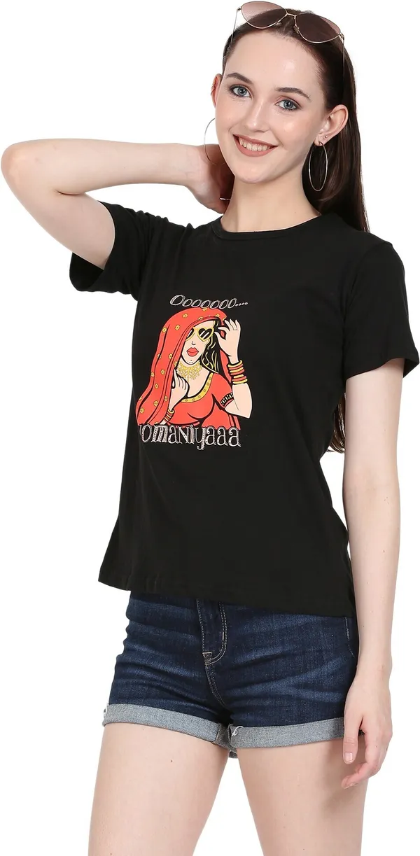Womens_Round_Neck_Cotton_Printed_T-Shirt_|_Half_Sleeves_|_Casual_Wear