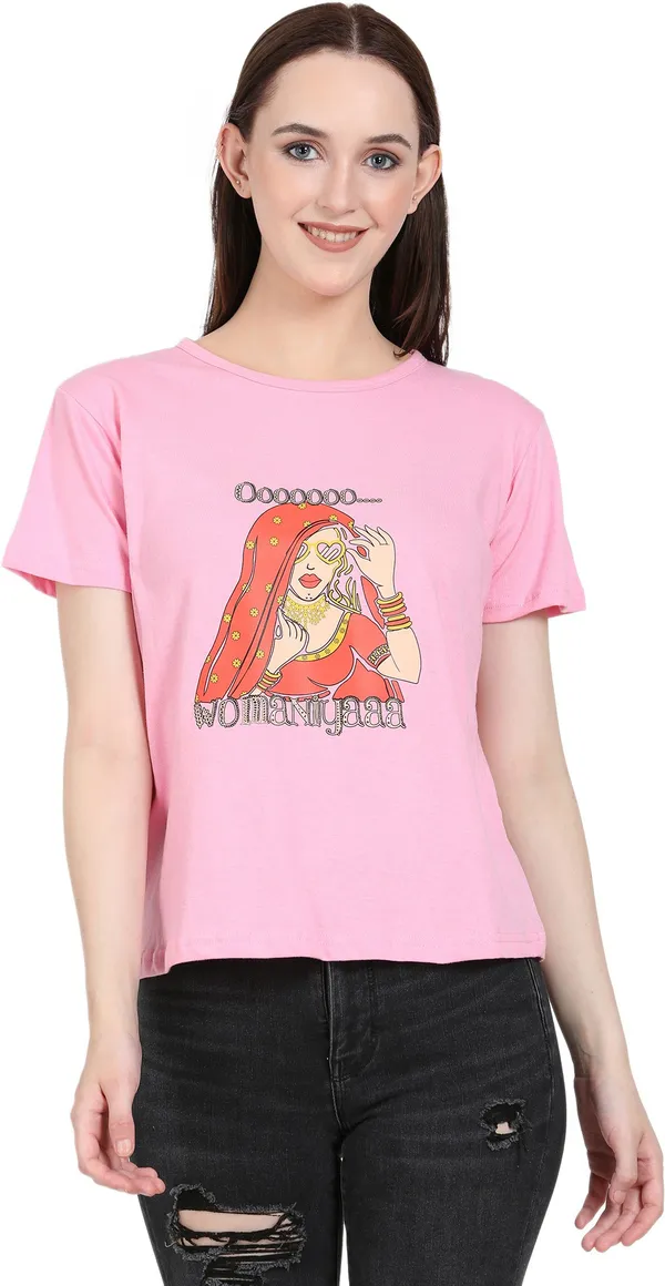 Womens_Round_Neck_Cotton_Printed_T-Shirt_|_Half_Sleeves_|_Casual_Wear