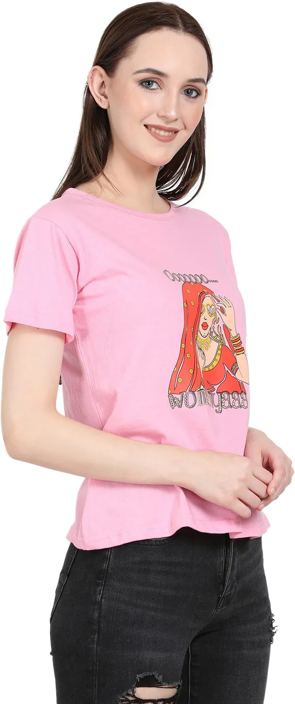 Womens_Round_Neck_Cotton_Printed_T-Shirt_|_Half_Sleeves_|_Casual_Wear