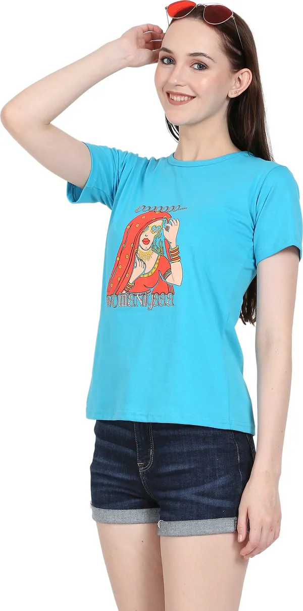 Womens_Round_Neck_Cotton_Printed_T-Shirt_|_Half_Sleeves_|_Casual_Wear