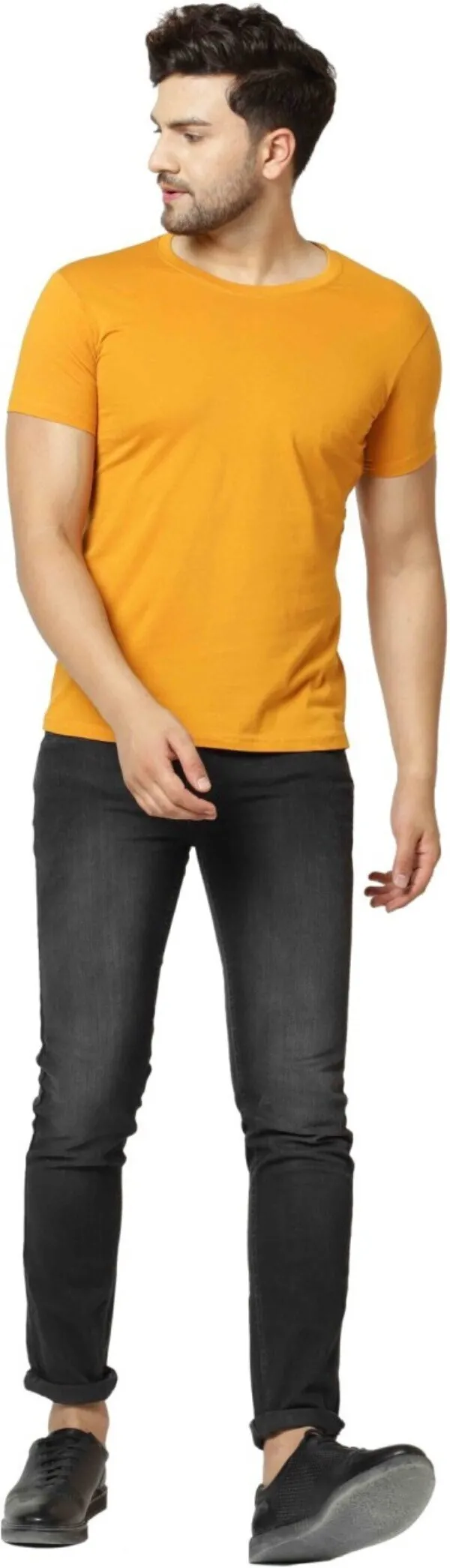 Mens_Cotton_Half-Sleeve_Round_Neck_T-shirt__Simple_&_Comfortable