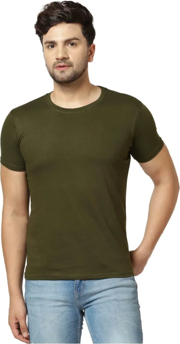 Mens_Cotton_Half-Sleeve_Round_Neck_T-shirt__Simple_&_Comfortable