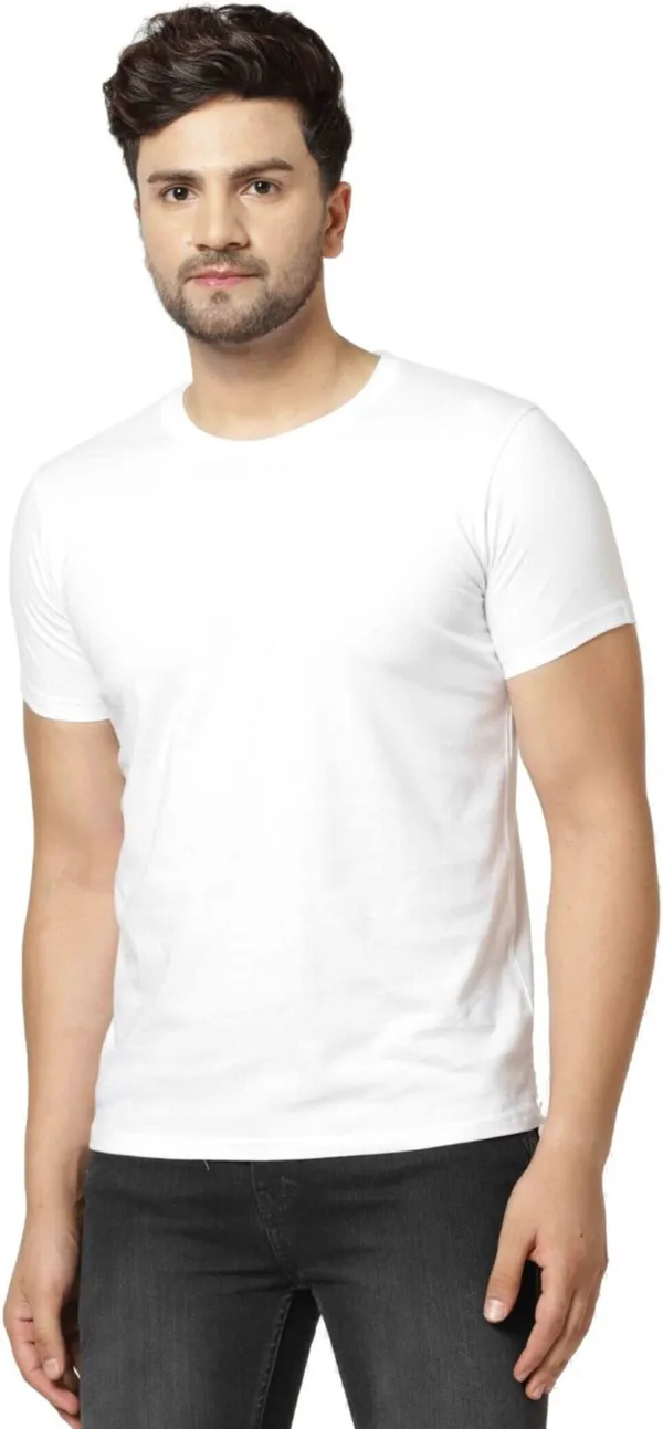 Mens_Cotton_Half-Sleeve_Round_Neck_T-shirt__Simple_&_Comfortable